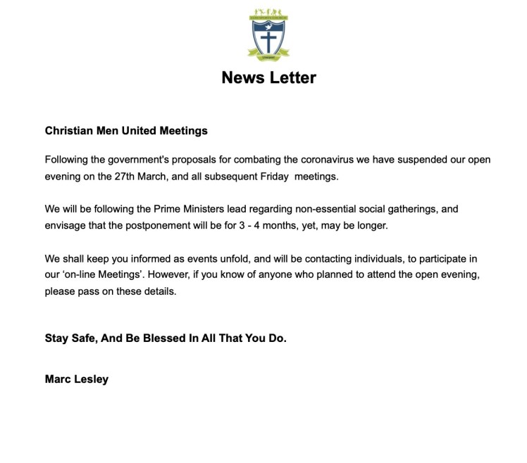 News Letter_ C.M.U metings